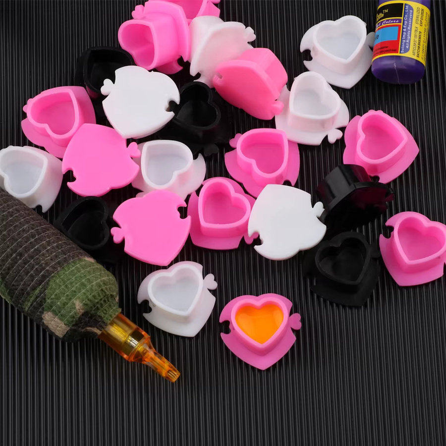 JUN.M Tattoo Ink Cups Einweg Kunststoff, 50 Stück - Bild 6