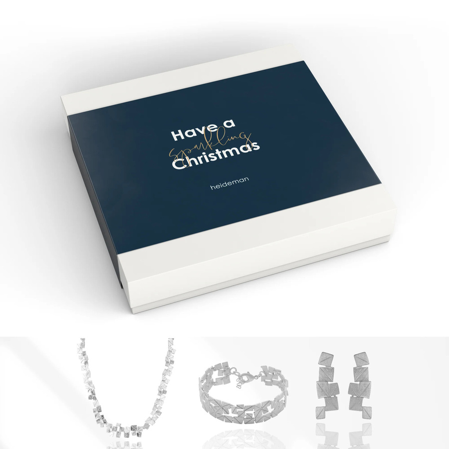 Heideman Geschenkbox Silber, Weihnachten, Unisex - Bild 1