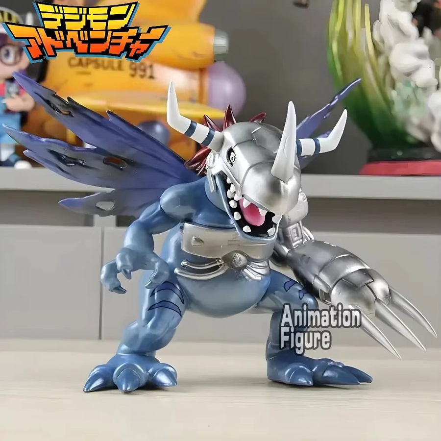 Bandai Digimon Adventure Blue Metal Greymon Actionfigur aus PVC und Metall, Höhe: 19 cm - Bild 2