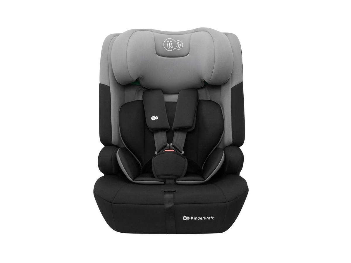 KINDERKRAFT Autositz SAFETY FIX 3 CLASSIC i-Size mit Isofix, Grau/Schwarz, für Körpergröße 76-150 cm - Bild 2