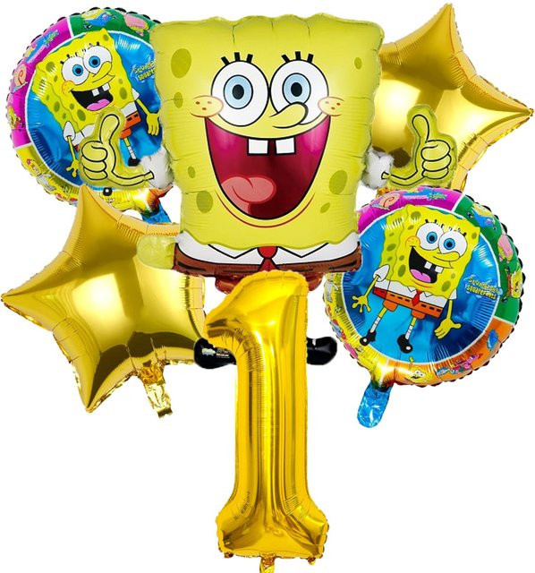 Potdemiel SpongeBob Patrick Star Ballon Set, 6-teiliges Set - Bild 1