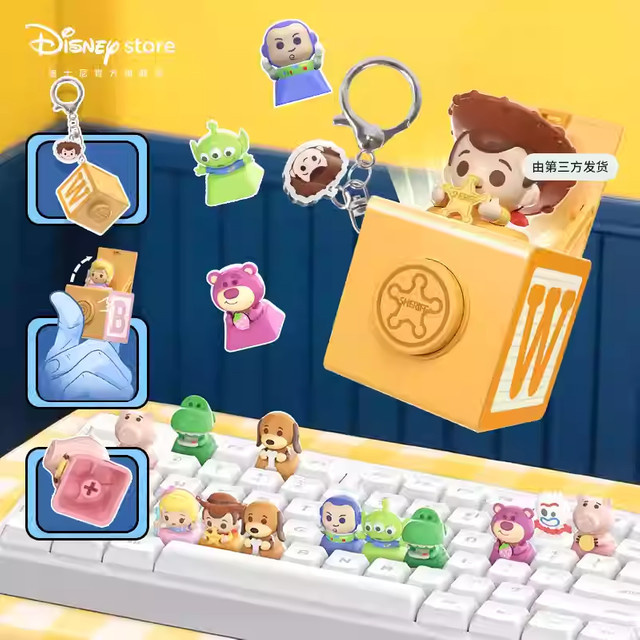 TOPTOY Toy Story Verrückter Schlüsselanhänger, Blind Box Sammelfigur, Einzelfigur - Bild 1