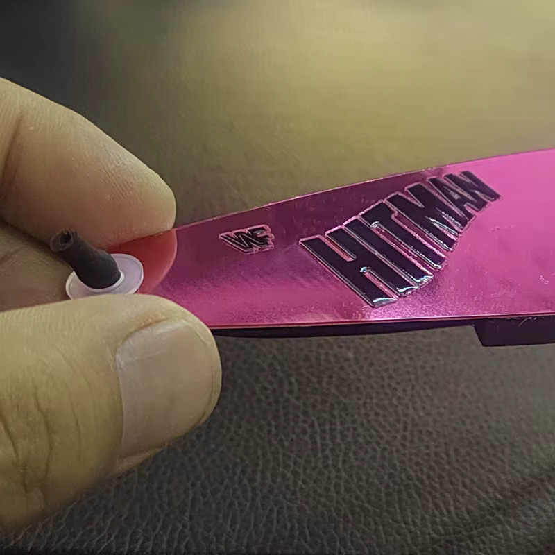Hitman Bret Hart Sonnenbrille Wrap-Around, Pink, Silver, rimless - Bild 2