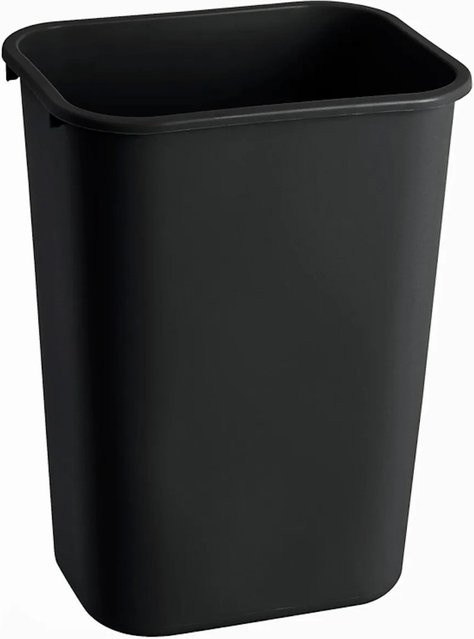 Rubbermaid PROREGAL Abfallbehälter Rechteckig Schwarz 39 Liter H x B x T: 50,5 x 27,9 x 38,7 cm - Bild 1
