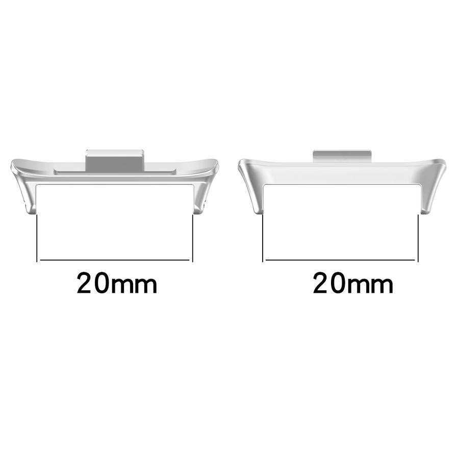 jansin Uhrenanschluss Edelstahl, Silber, Redmi Watch 4, 20 mm - Bild 2