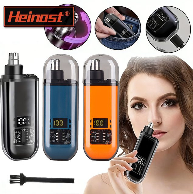 Heinast Elektrischer Nasenhaartrimmer, Unisex, wiederaufladbar - Bild 1
