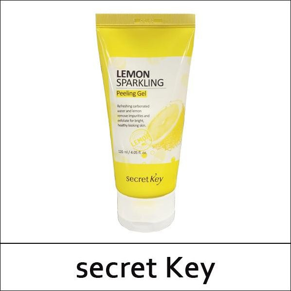 Geheimer Schlüssel Zitronen-Sprudel-Peeling-Gel mit Vitamin C, 120 ml - Bild 1