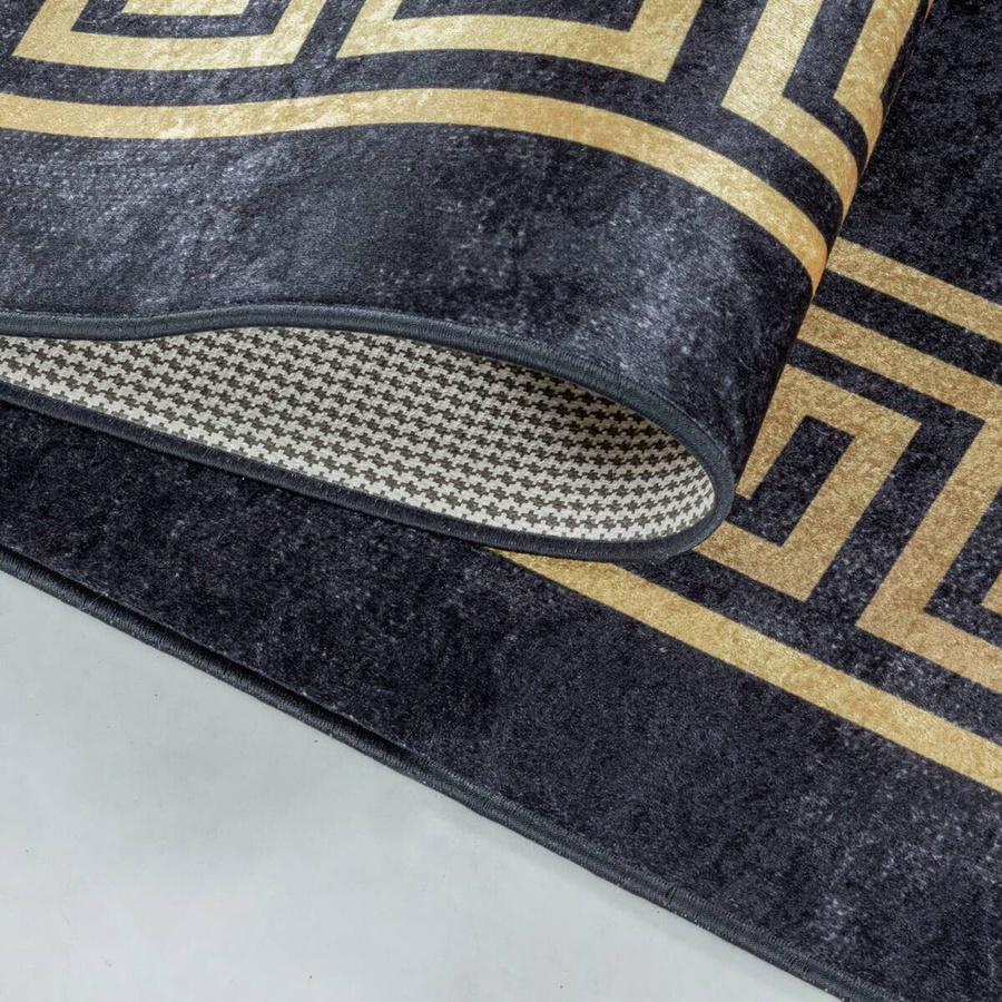 Ayyildiz Teppich FIESTA Modern in Schwarz mit Mäander-Muster, Breite: 160 cm, Länge: 230 cm - Bild 5
