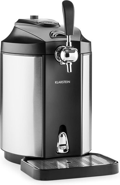 Klarstein Bierzapfanlage aus Edelstahl in Silber für 5l Fässer - Bild 1