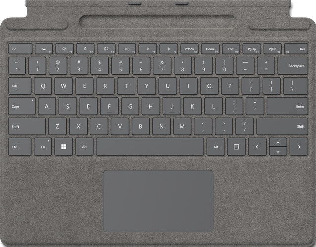 Microsoft Surface Pro Signature Keyboard Tablet-Tastatur in Platin/Silber/Grau - Bild 1