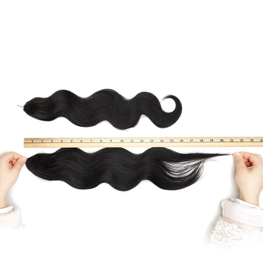 Almac Miracle Knots Body Wave Crochet Hair, 100% Remy Echthaar, Unisex - Bild 4