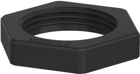 OBO Bettermann Gegenmutter 116 M25 aus Nylon in Schwarz - Bild 1