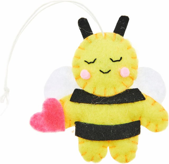 Rico Design Aufhänger Biene aus Filz in Gelb, 2D Figur - Bild 1