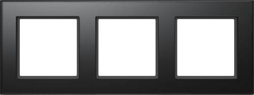 Homematic IP Glasrahmen 3-fach in Schwarz - Bild 1