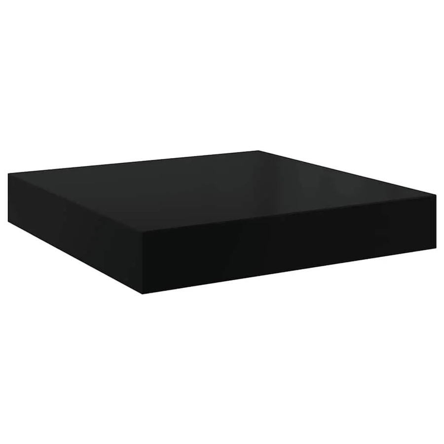 vidaXL Schweberegal in Schwarz Hochglanz, B/T/H: 23 x 23,5 x 3,8 cm - Bild 2
