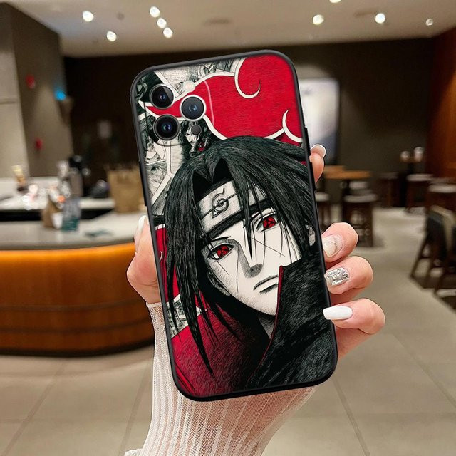 Schutzhülle RA25 Naruto Uchiha Itachi für iPhone 16, 15, 14, 13, 12 Pro Max Plus Mini in Multicolour - Bild 1