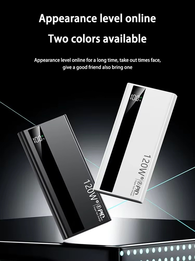 Xiaomi Power Bank mit 50000 mAh Kapazität und 120 W Schnellladefunktion in Schwarz mit Digital Display - Bild 6