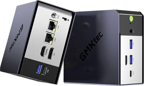 GMKtec Mini PC K16-1 mit AMD Ryzen 7 7735HS, 32GB RAM, 1TB SSD, AMD Radeon 680M Graphics, Windows 11 Pro, Schwarz - Bild 1