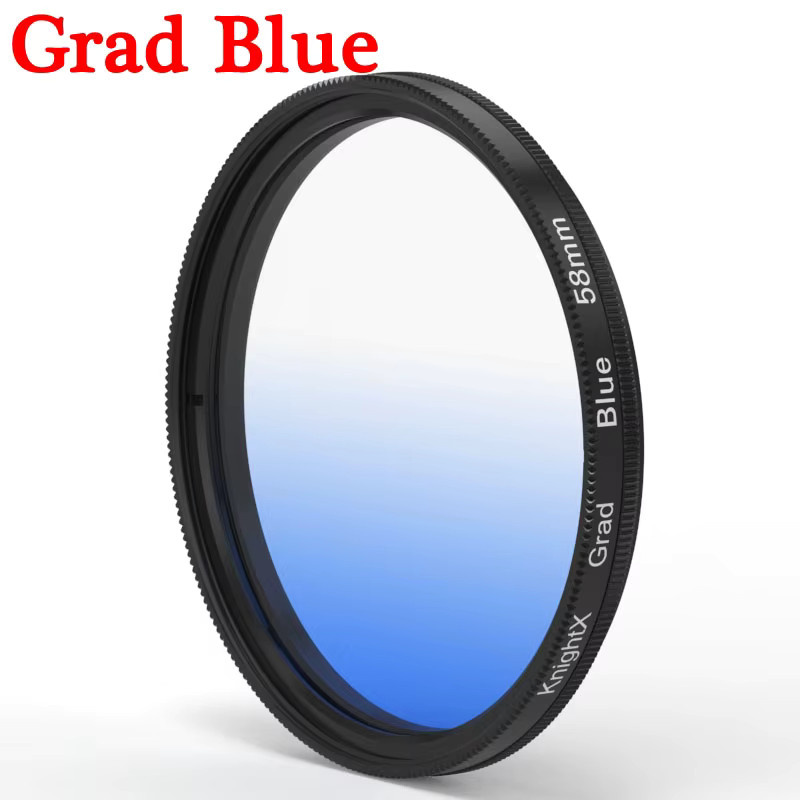 KnightX Farblinsenfilter Kreuz Set in Blau, Orange, Rot und Grau für Canon, Nikon und Pentax DSLR-Kameras (52mm bis 77mm) - Bild 2