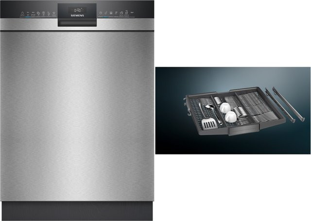 Siemens Unterbau-Geschirrspüler SN43HS1VBE in Edelstahl Silber, Breite: 60 cm - Bild 1