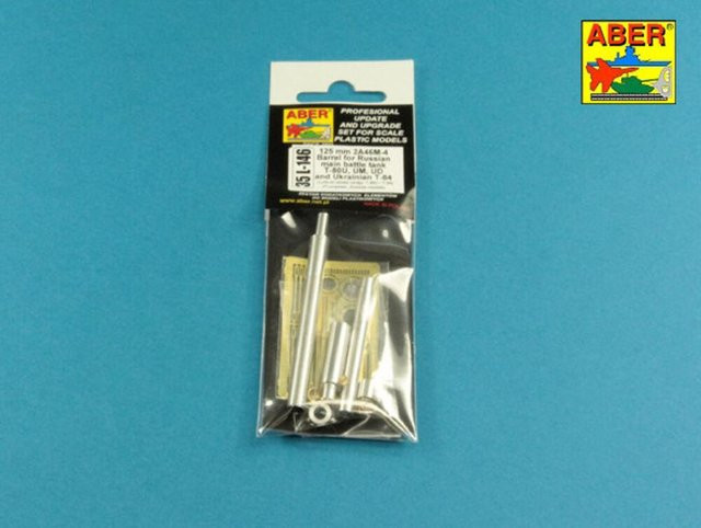 Aber 2A46M-4 Barrel for Russian Tank T-80U T-80UM T-80UD & Ukrainian T-84, 125mm - Bild 1
