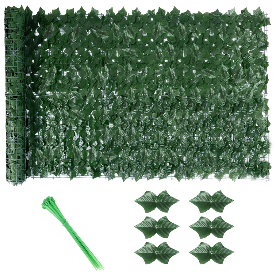 Hypmark Künstliche Hecke als Sichtschutz und Wandpaneel, Grün, B: 3 m, H: 1 m - Bild 7