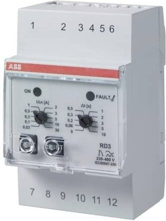 ABB 2CSJ201001R0002 Differenzstromrelais RCD in Weiß 500mA - Bild 1