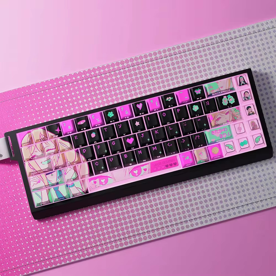 Kitagawa Marin Tastenkappen Set aus PBT Dye-Sub und PC Misty Translucent in Multicolour für 60 61 65 67 68 Layouts Cherry Profil - Bild 2