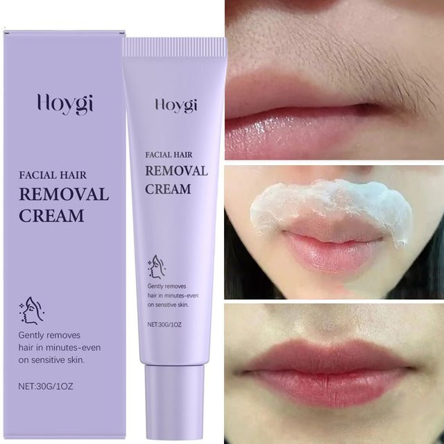 Hoygi Haarentfernungscreme, Unisex, für Gesicht, Lippen und Körper - Bild 1