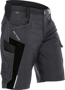 Kübler Shorts BODYFORCE in Anthrazit/Schwarz mit Cordura und Reflexstreifen, Größe 64 - Bild 1