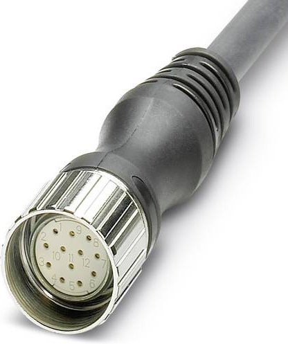 Phoenix Contact Sensor-Aktor-Steckverbinder M23 Buchse gerade Schwarz 15,00 m 12-polig - Bild 1