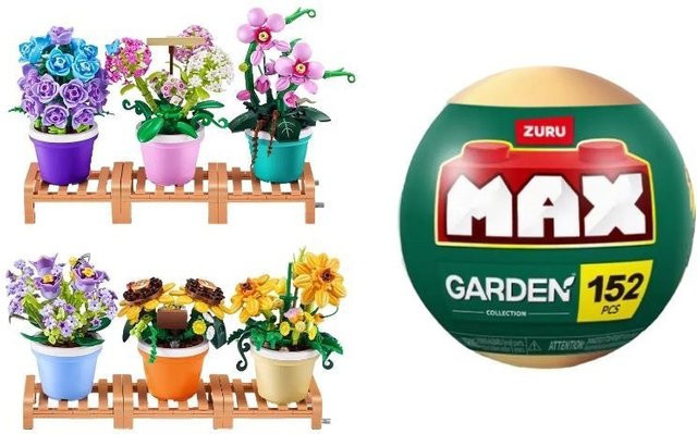 Zuru Max Flower Bonsai Bausteine Überraschungsbox Multicolor Blumen-Bausatz zur Tischdekoration - Bild 1