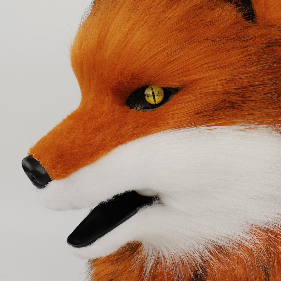YIRAN Wolf Maske Cosplay Kostüm Zubehör Webpelz ab 14 Jahren - Bild 2