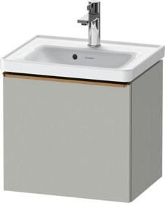 Duravit Waschtischunterschrank D-Neo in Weiß und Grau, B/T/H: 48,4 x 37,2 x 44 cm - Bild 1