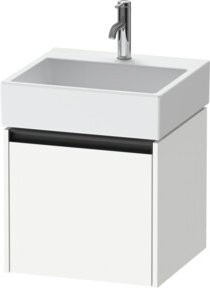 Duravit Waschtischunterschrank Ketho.2 in Weiß mit einem Auszug, wandhängend, B/T: 48,4 x 46,0 cm - Bild 1