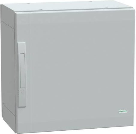 Schneider Electric Polyestergehäuse PLA bodenstehend in Grau, IP65, Volltür, B/T/H: 50 x 50 x 32 cm - Bild 1