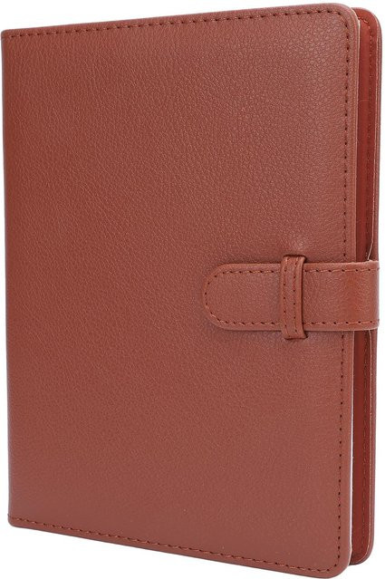 KaiSai Fotoalbum aus PU-Leder in Braun mit 80 Fächern für 5-Zoll-Bilder und Schnallendesign, B/H/T: 40 x 30 x 21 cm - Bild 1