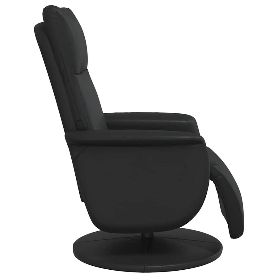 vidaXL Relaxsessel mit Fußteil in Schwarz aus Kunstleder mit 360-Grad-Drehfunktion - Bild 6