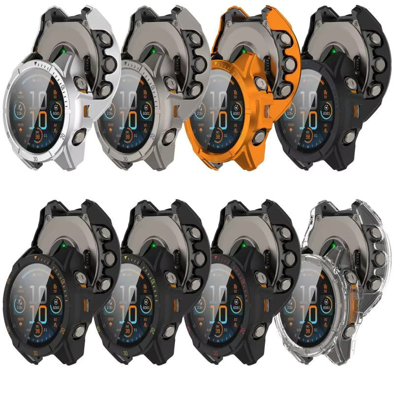 Garmin Smartwatch Band Cover, transparent, Schwarz, Descent Mk3i 51 mm - Bild 3