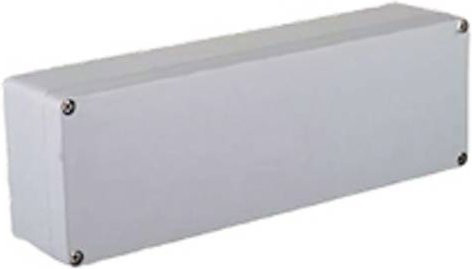 Molex MWE Industrial Solution 936040125 Universal-Gehäuse aus Aluminium Druckguss, Grau (RAL 7001), B/T/H: 36,0 x 12,0 x 8,0 cm - Bild 1