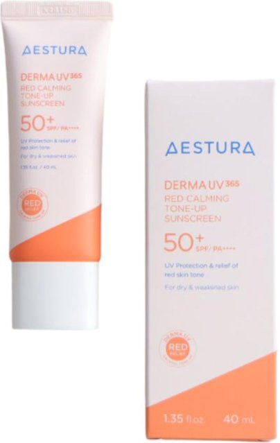 AESTURA Derma UV 365 Red Sonnencreme LSF 50+, 40 ml, Empfindliche Haut - Bild 1