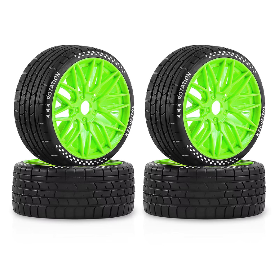 Meep RC-Reifen, 4-teiliges Set, 1:7, 17mm Hex On-Road-Räder - Bild 4