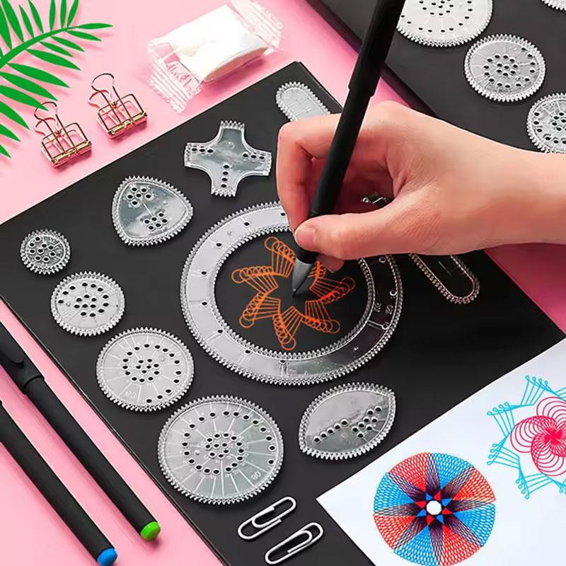 Discover Intime Spirograph Zeichenspielzeug 22-teiliges Set - Bild 4