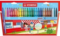 STABILO Fasermaler power, 30 Stück, Mehrfarbig - Bild 1
