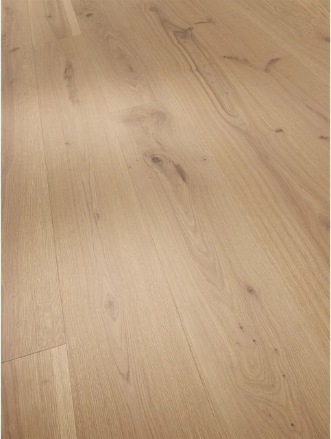 Parador Parkett Basic Rustikal Landhausdiele Eiche gebürstet Weiß Beige Länge: 220 cm - Bild 1
