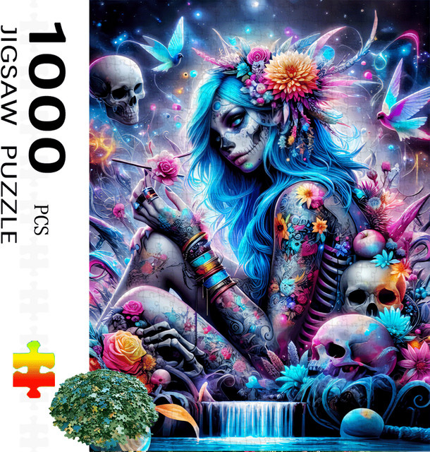 AZNM Gothic Fantasy Puzzle, 1000 Teile - Bild 1