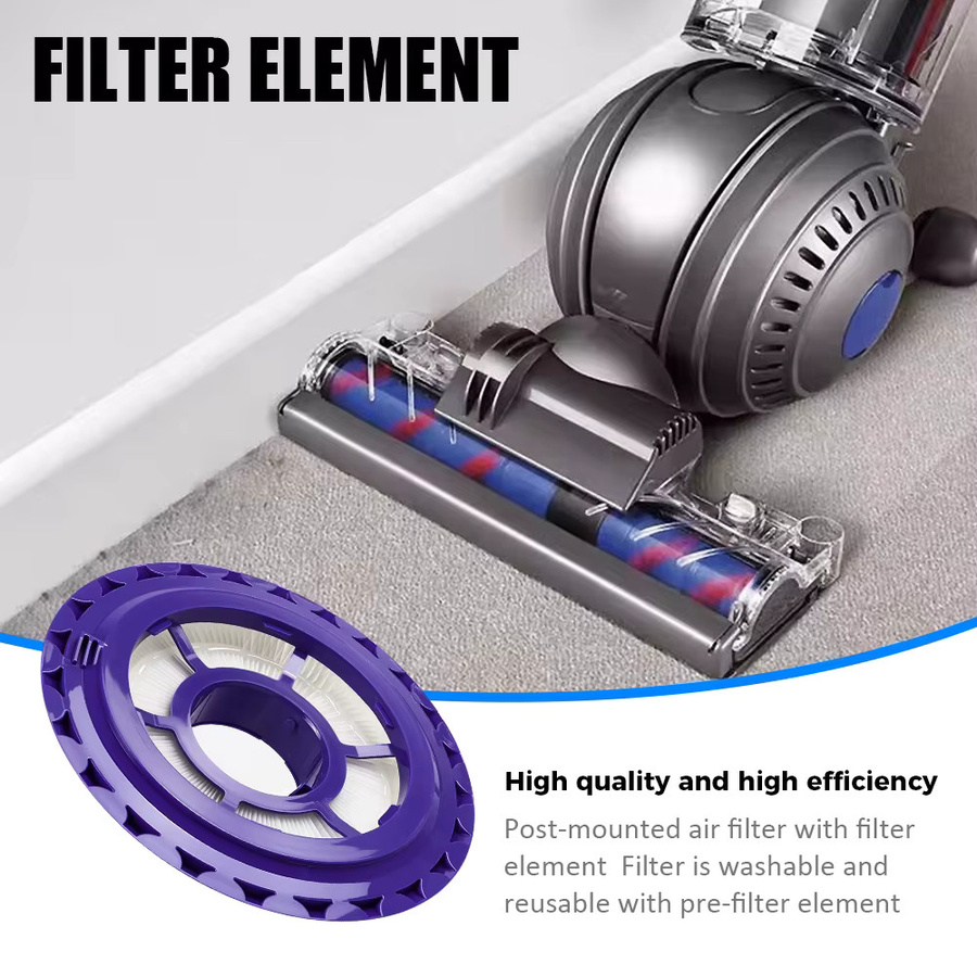 HEPA-Filter-Set in Purple als Ersatz für Dyson DC41 DC65 DC66 UP13 UP20 Animal Multi Floor und Ball Staubsauger inklusive waschbarem Vorfilter - Bild 3