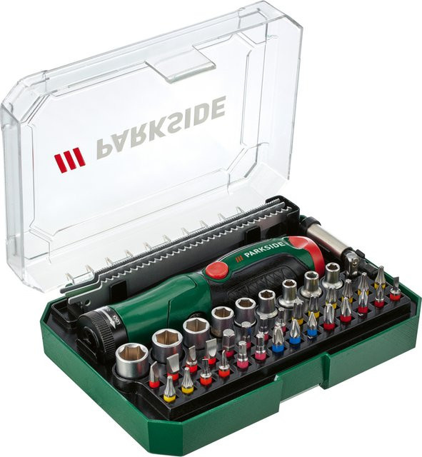 Parkside 5 in 1 Bit-Schraubendreher-Set, 43-teilig - Bild 1