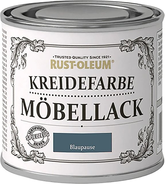 Rust-Oleum Kreidefarbe Möbellack Blau in Blaupause, 125 ml - Bild 1