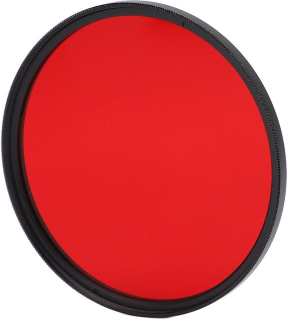 Roter High Definition Vollfarb-Objektivfilter für Nikon DSLR-Kameras, Durchmesser: 77 mm - Bild 1